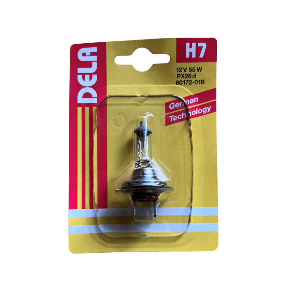 DELA Autopære H7 55W 12V PX26d