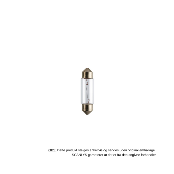 Philips Autopære Pinolpære 10W 12V SV8.5
