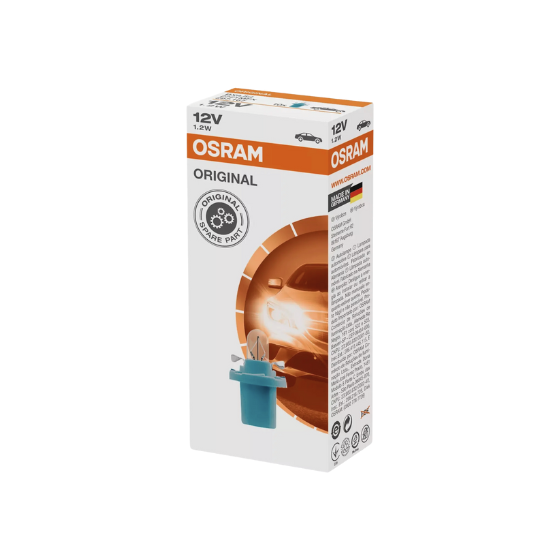 Osram Autopære 1W 12V 6.4lm BX8.5d