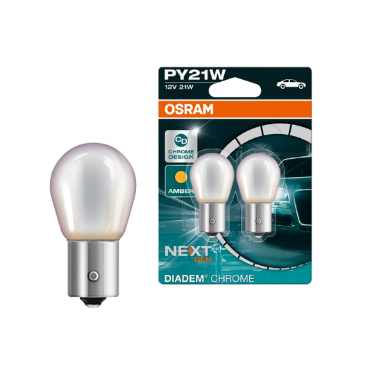 Osram Autopære PY21W 21W 12V 280lm BAU15s 2-Pak