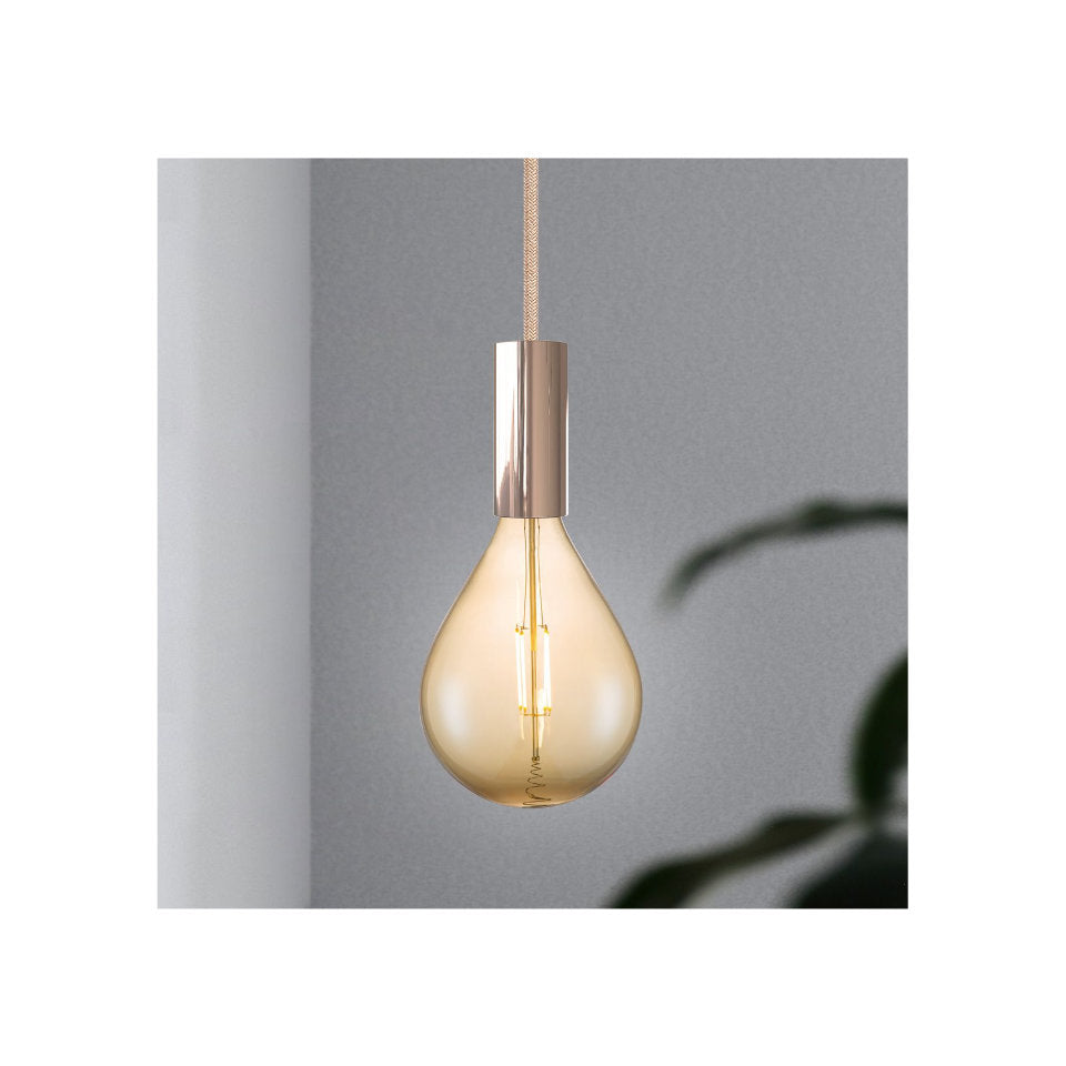 Home Sweet Home LED Globepære 4W(40W) 827 400lm Dim Gold Dråbe Ø160 E27