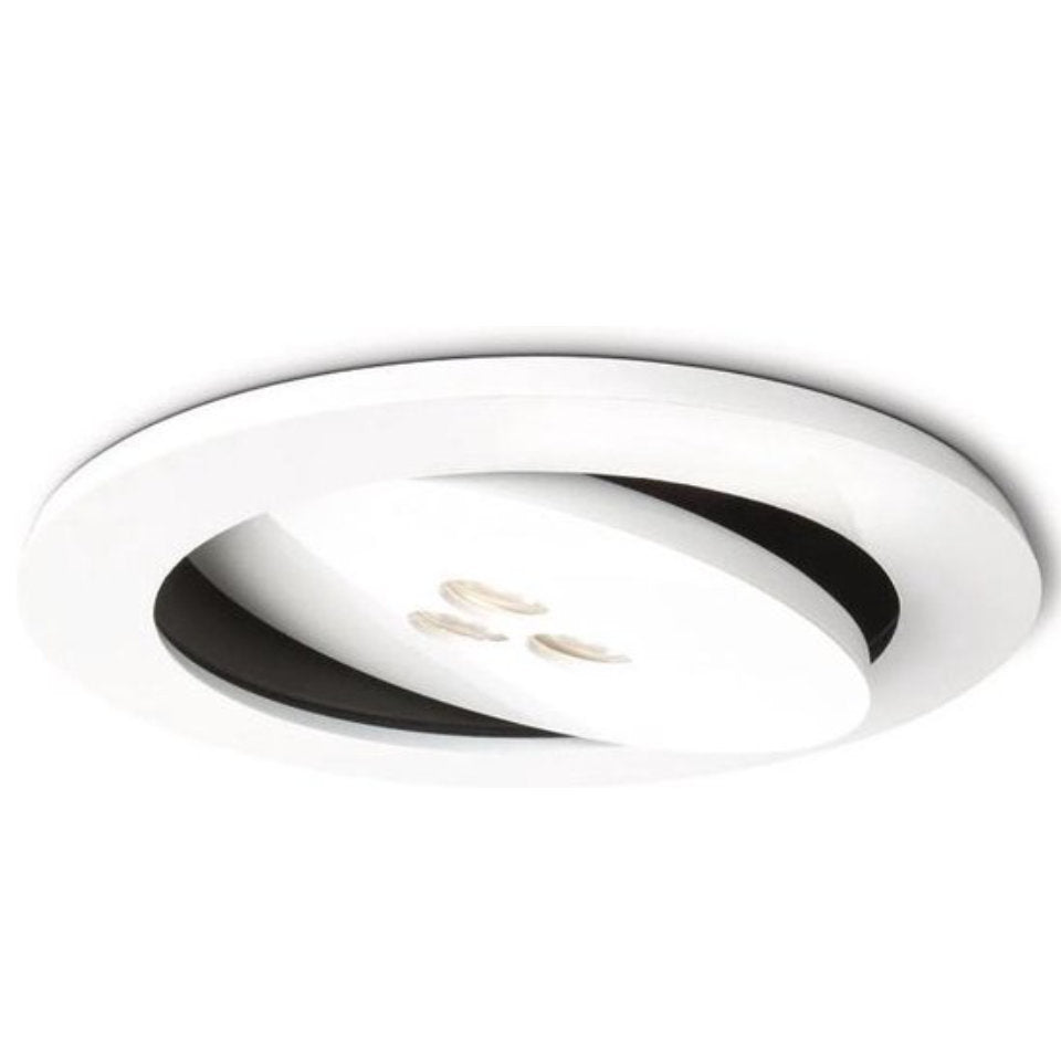 Philips LED Downlight Sculptor 7,5W 827 350lm Ø12cm. Hvid