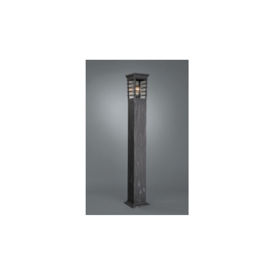 Massive Havelampe 60W 104cm. Sortbørstet IP44