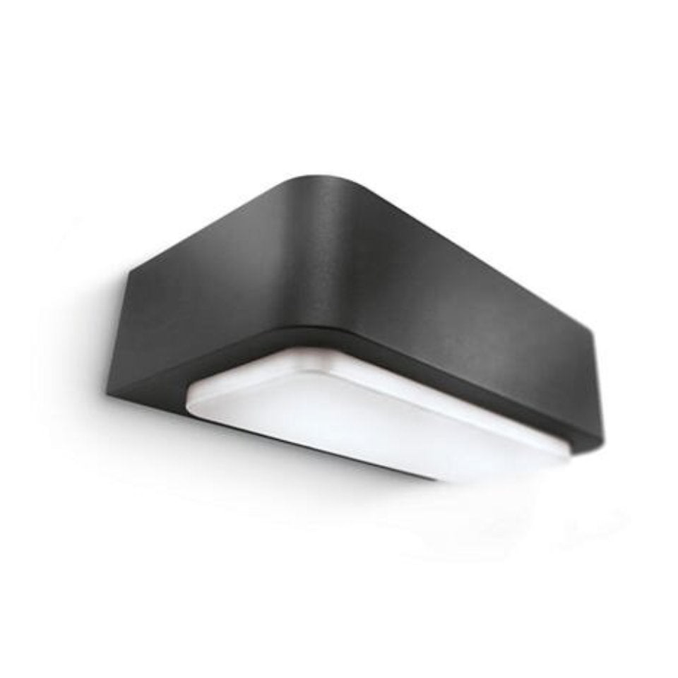 Philips Væglampe Ecomoods 13W 23,5cm Antracit IP44