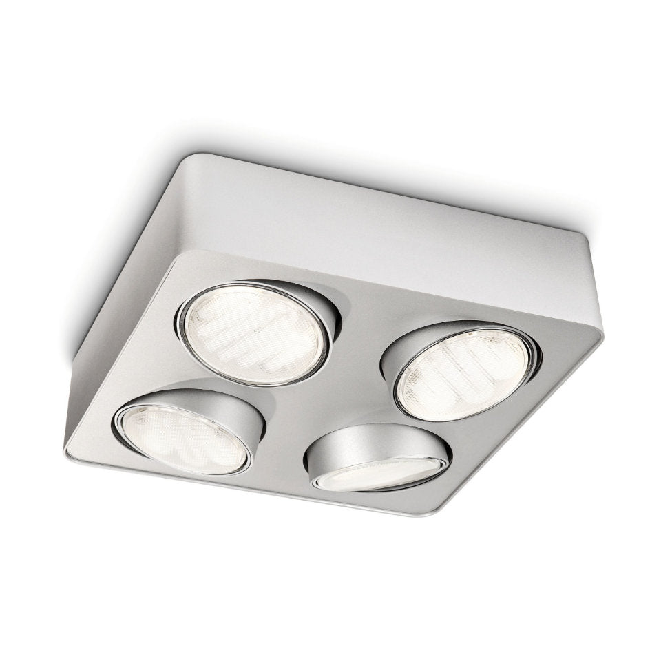 Philips Loftlampe Ecomoods 36W 2700K 24,5cm. Alu
