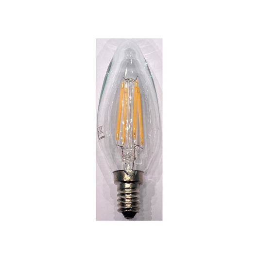 LED Kertepære 4W(30W) 827 350lm Klar E14