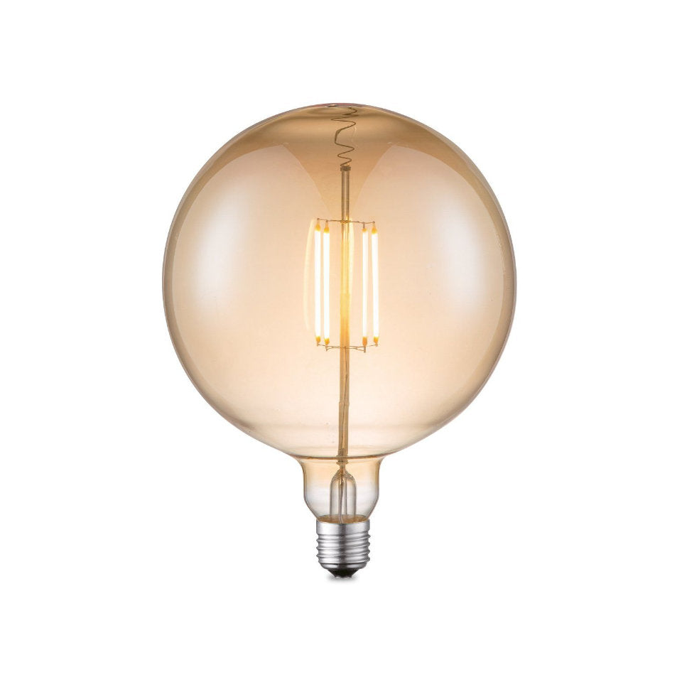 Home Sweet Home LED Globepære 4W(40W) 827 400lm Dim Gold Ø180 E27