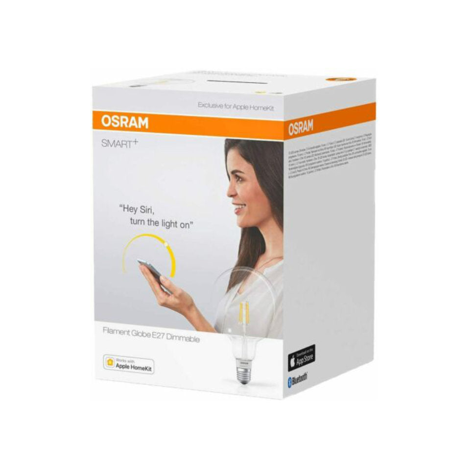 Osram Smart+ LED Globepære 5,5W BT Apple Dim Ø125 E27