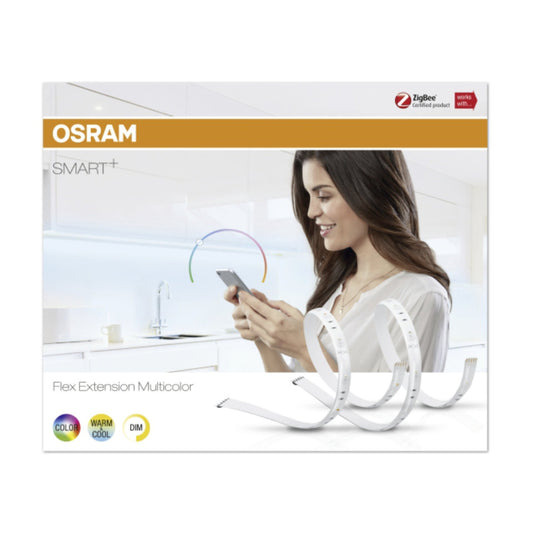 Osram Smart+ LED Bånd Udvidelse 7,3W 380lm RGBW Dim ZigBee 120cm.