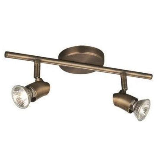 Massive Loftlampe Kinja 33cm. Bronze