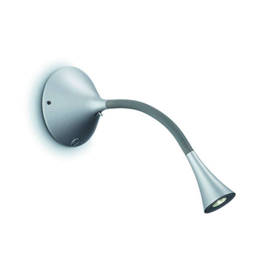 Podium LED Væglampe 5W 827 230lm Sølv IP20