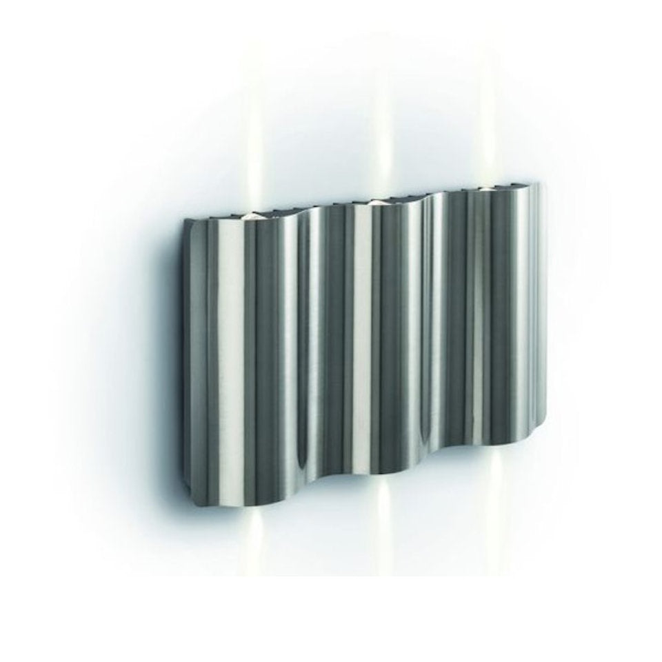 Podium LED Væglampe Quartz 15W 827 690lm 28,5cm. Stål IP44