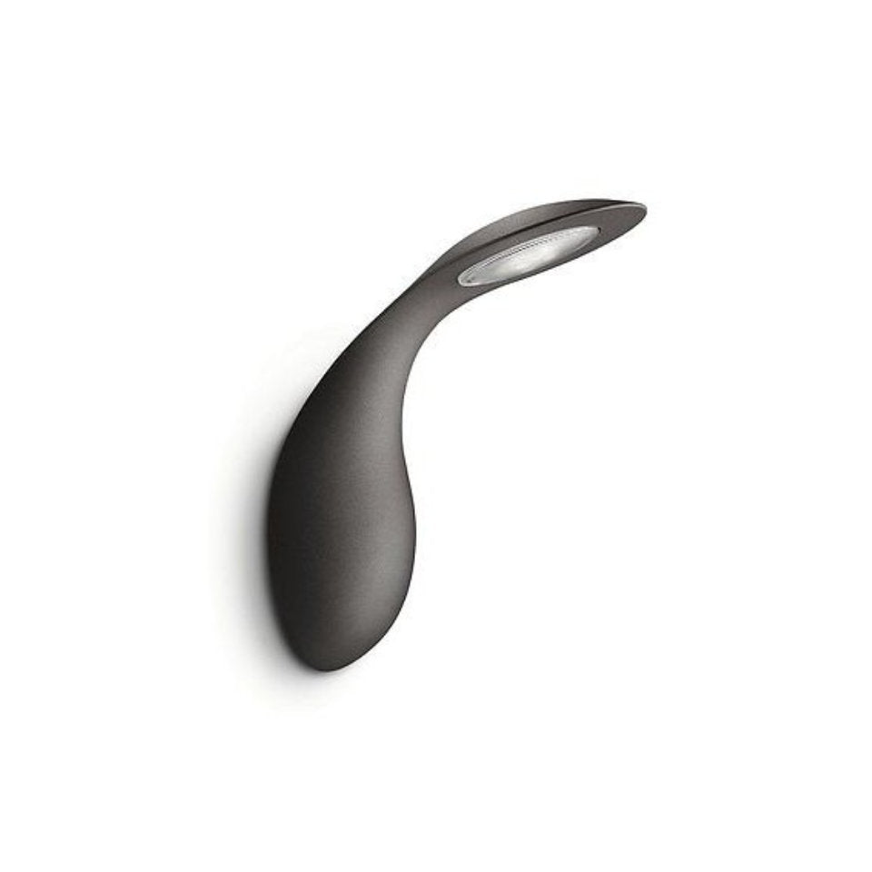 Podium LED Væglampe Azurite 7,5W 827 350lm Dim Antracit IP44