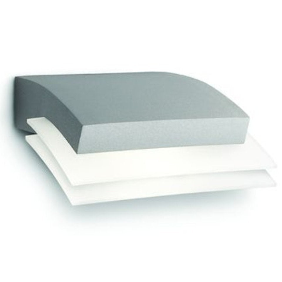 Podium LED Væglampe Flint 7,5W 827 350lm 18cm. Grå IP44