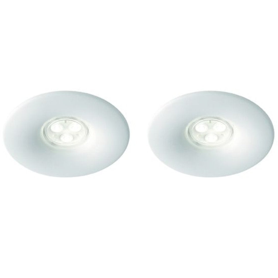 Podium LED Downlight Saphire 15W 827 700lm Ø11cm. Hvid 2-Pak
