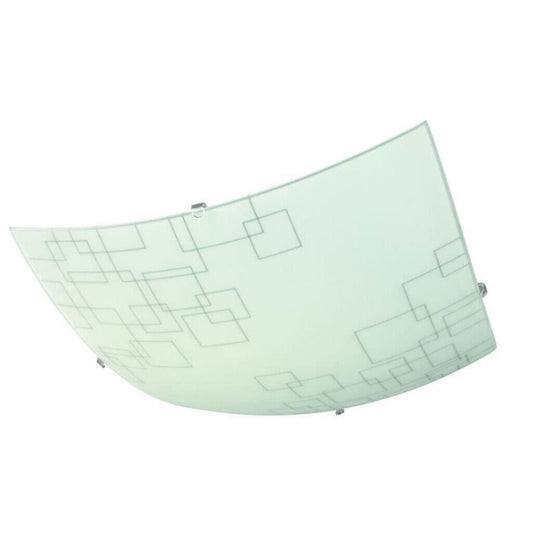 Massive Loftlampe 40cm. Mat/Hvid