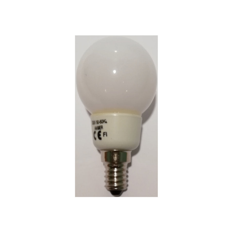 Dr. Fischer LED Kronepære 1,2W Amber Opal E14 111013