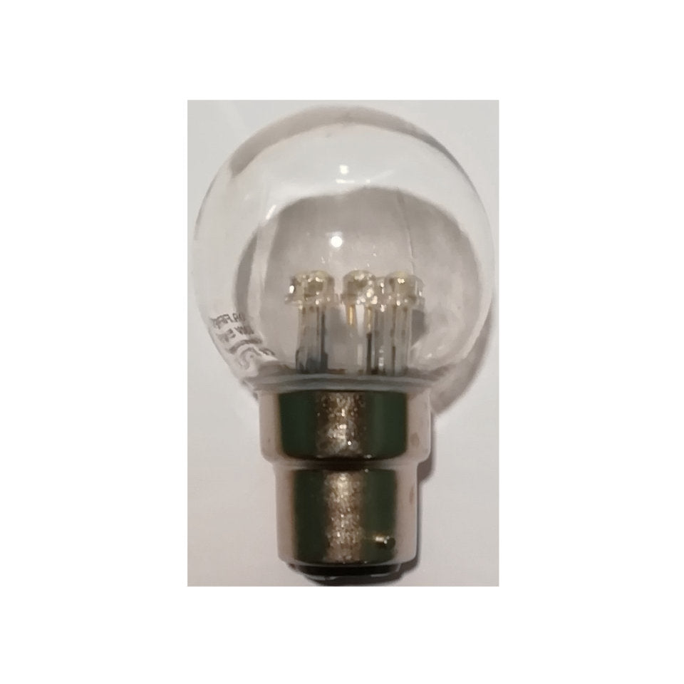 Dr. Fischer LED Kronepære 1W 827 Klar B22d 111072
