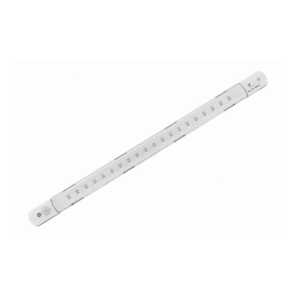 Ritos LED Lysliste 2W 840 120lm Sensor Batteri 43cm. Hvid