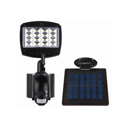 Ritos LED Projektør 8W 840 400lm Solpanel IP44 Sort
