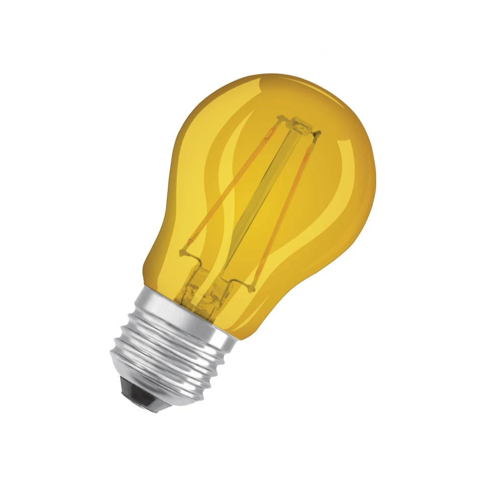 Osram LED Kronepære 1,6W(15W) Gul Klar E27