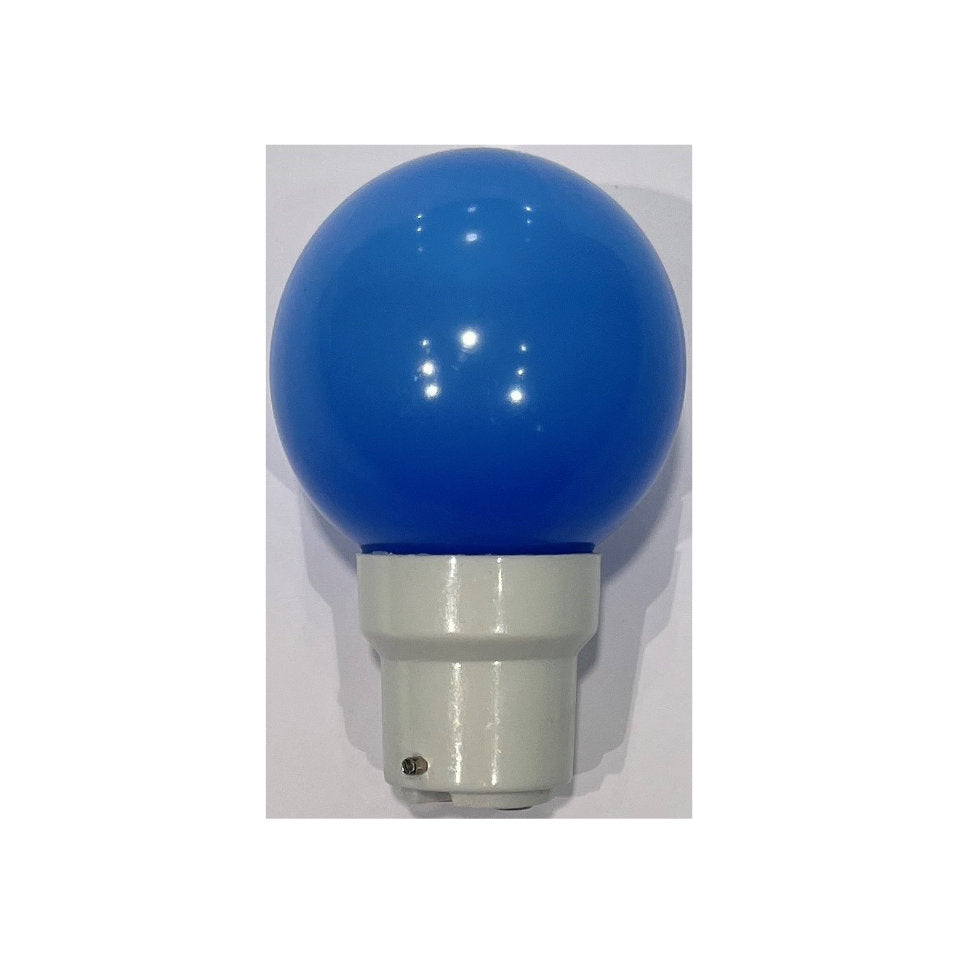 Calex LED Kronepære 1W Blå B22d