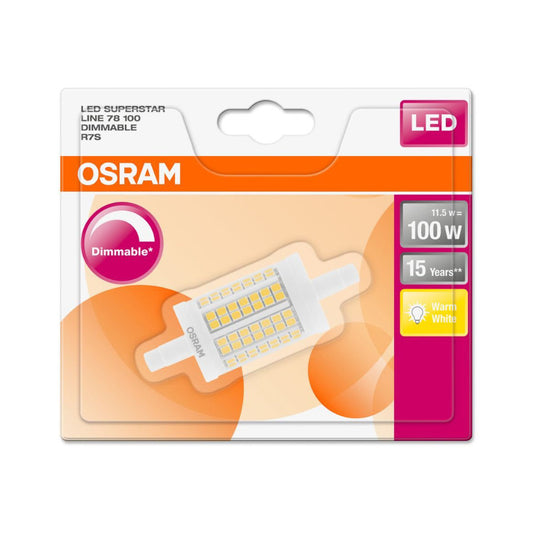 Osram LED R7s 11,5W(100W) 827 1521lm Dim 78mm
