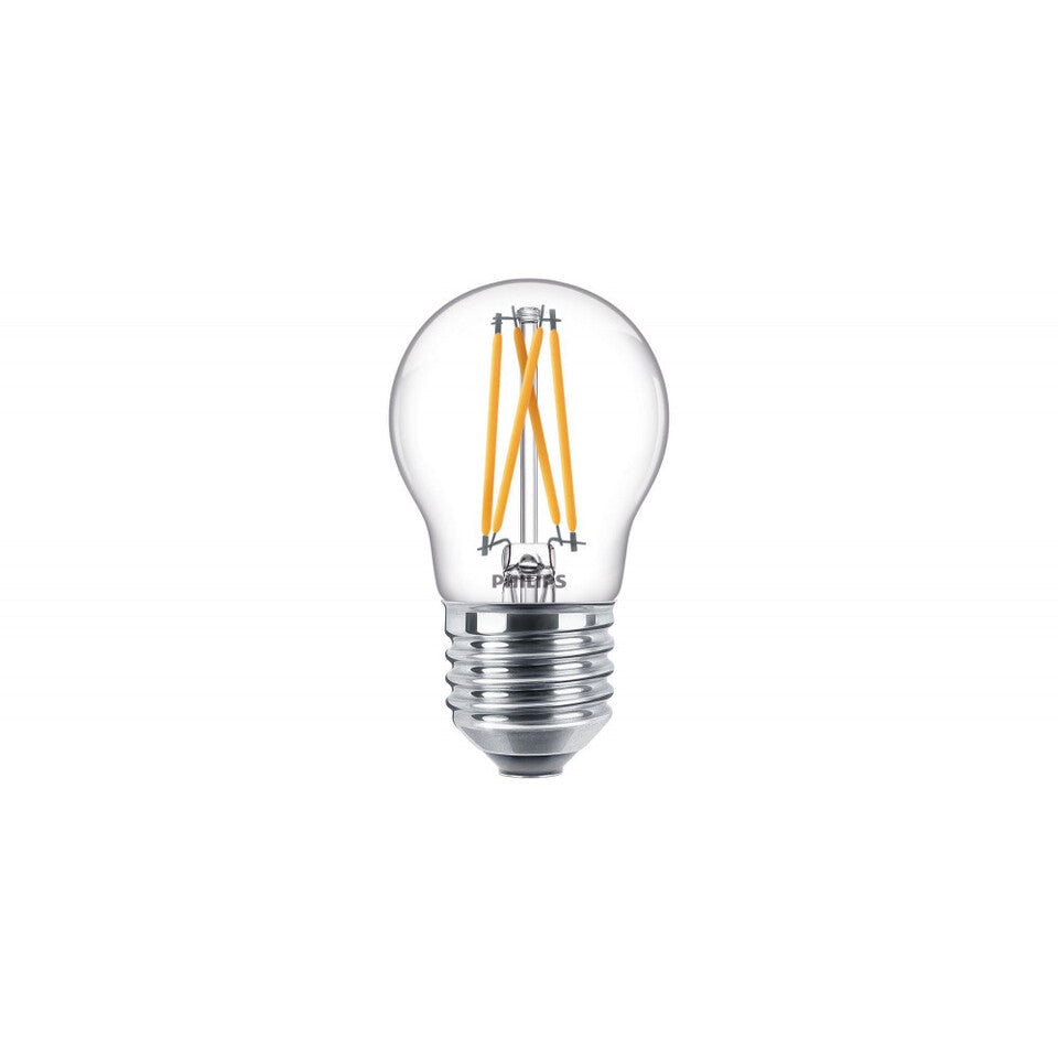 Philips LED Kronepære 3,5W(25W) 922-927 250lm WarmGlow Klar E27