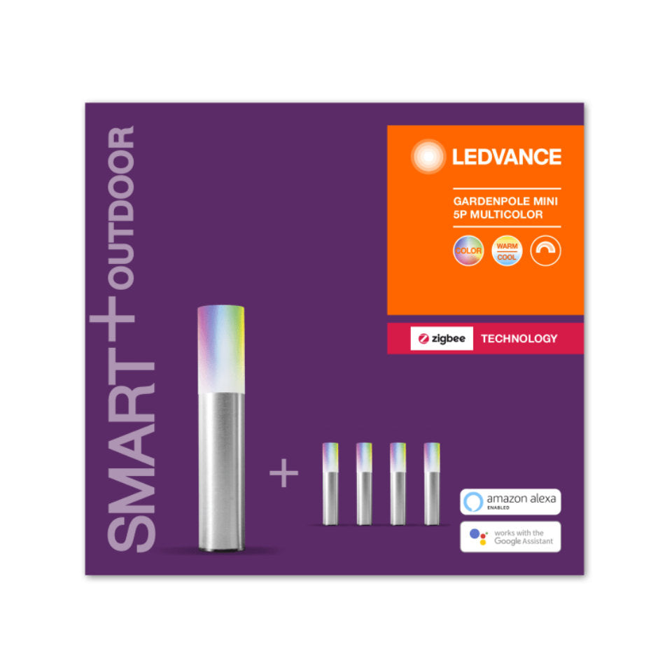 Ledvance Smart+ LED Havesæt Basissæt Mini 4,2W RGBW ZigBee 227mm.