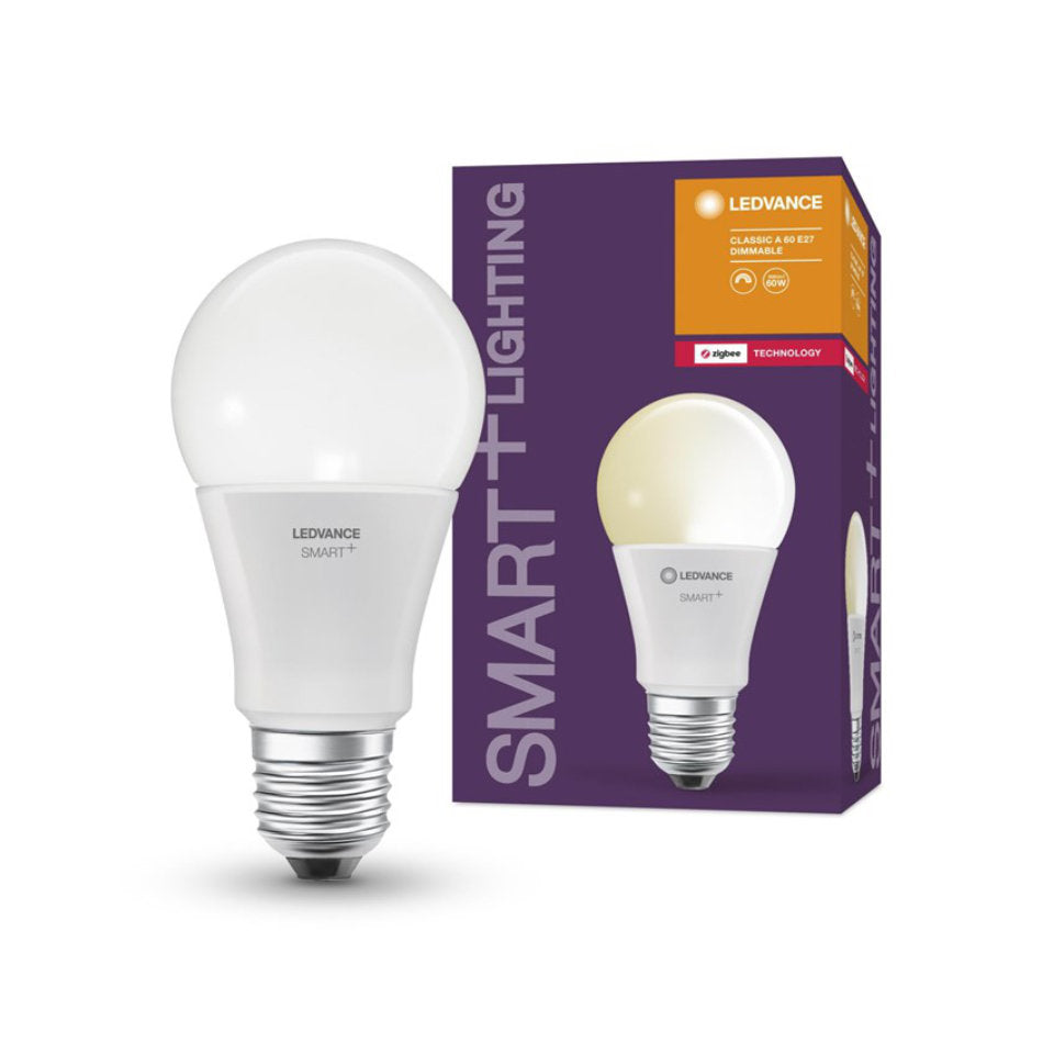Ledvance Smart+ LED Standardpære 9W 827 806lm Dim ZigBee E27