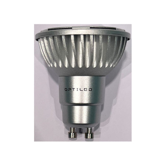 OptiLed LED GU10 5,5W(35W) 828 220lm 24° Dim Sølv
