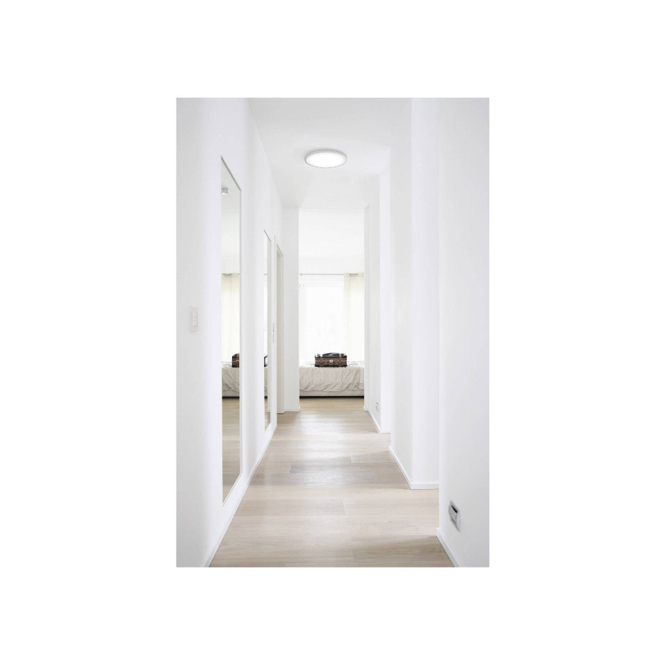 Ledvance LED Loftlampe Orbis 17W 827-860 Remote-CCT Ø31cm. Hvid/Alu