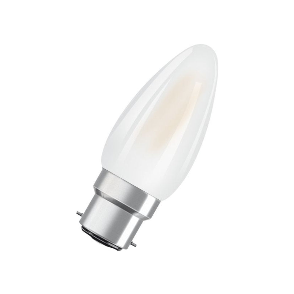 Osram LED Kertepære 4,5W(40W) 827 470lm Dim Mat B22d