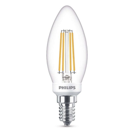 Philips LED Kertepære 5W(40W) 827 470lm Dim Klar E14