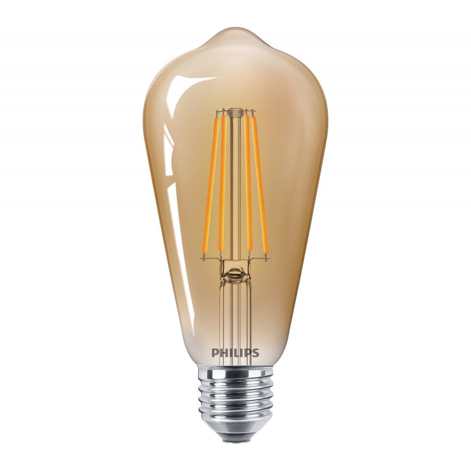 Philips LED ST64 5,5W(48W) 825 600lm. Gold E27