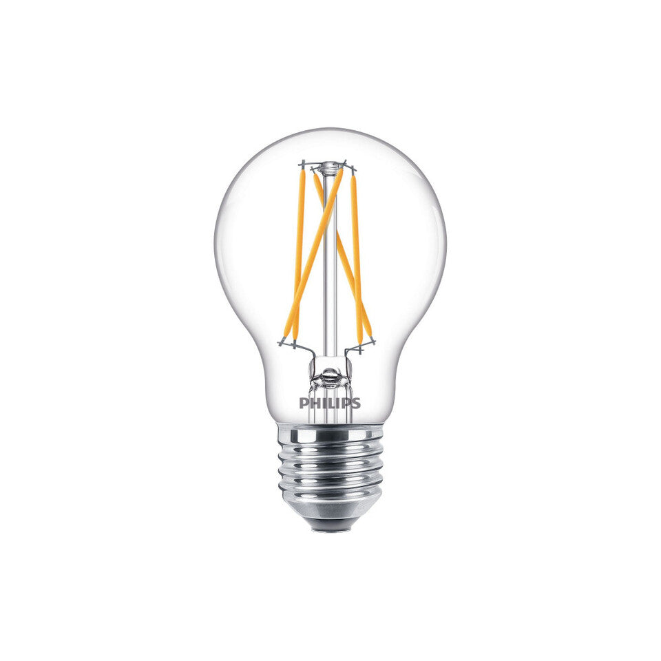 Philips LED Standardpære 6,7W(40W) 922-927 470lm. WarmGlow Klar E27