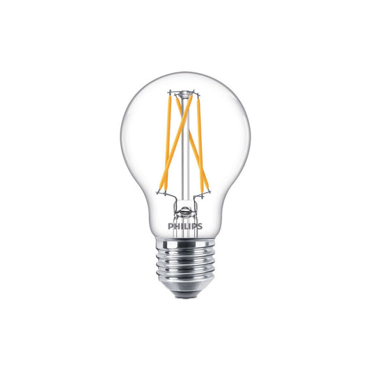 Philips LED Standardpære 6,7W(40W) 922-927 470lm. WarmGlow Klar E27