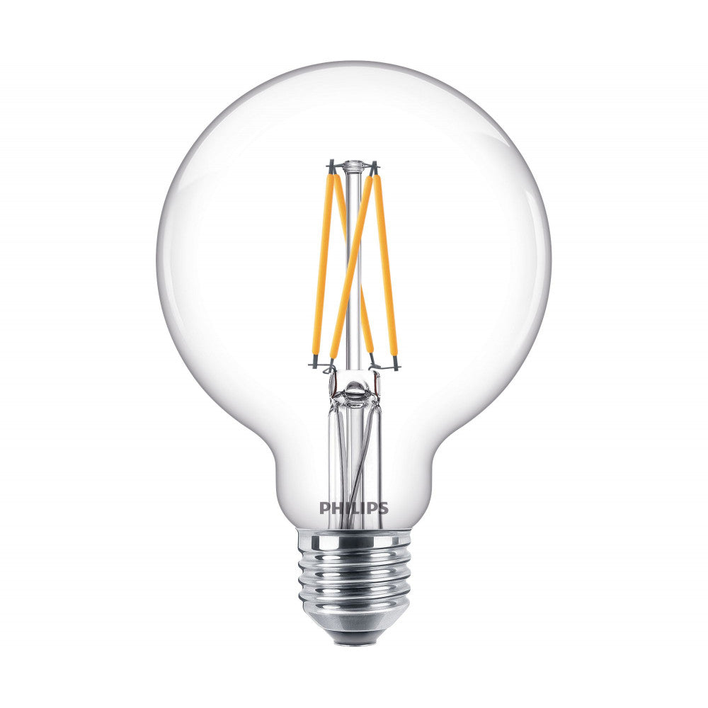 Philips LED Globepære 9W(60W) 927-922 806lm WarmGlow Klar Ø95 E27
