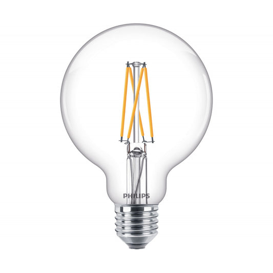 Philips LED Globepære 9W(60W) 927-922 806lm WarmGlow Klar Ø95 E27