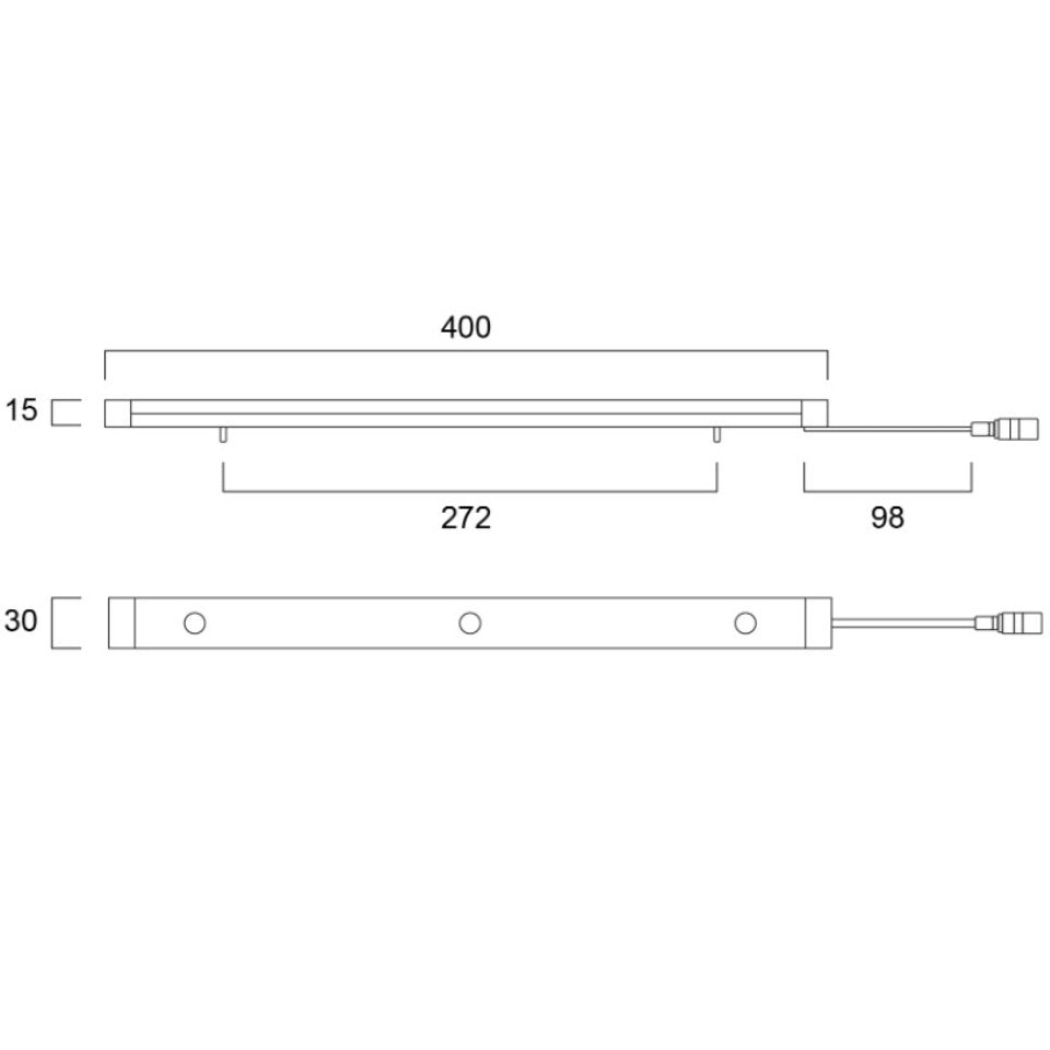 Sylvania LED Underskabsarmatur Convenio 8,5W 830 600lm 40cm Hvid