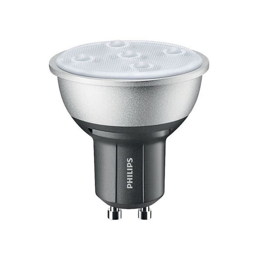Philips LED GU10 4W(35W) 827-822 280lm 40° DimTone Sort/Sølv