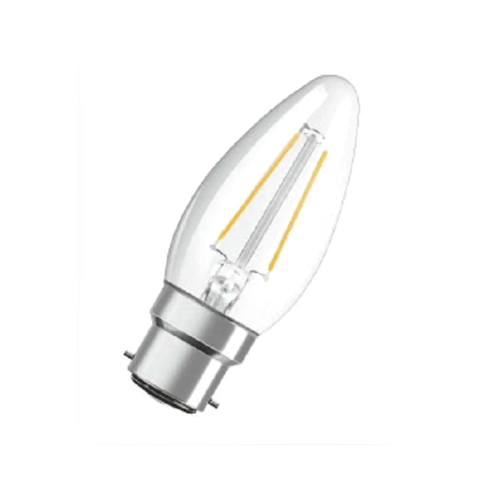 Osram LED Kertepære 4W(40W) 827 470lm Klar B22d