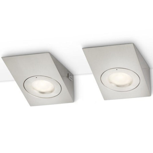 Philips Underskabsarmatur 40W 2800K. Sølv 2-Pak