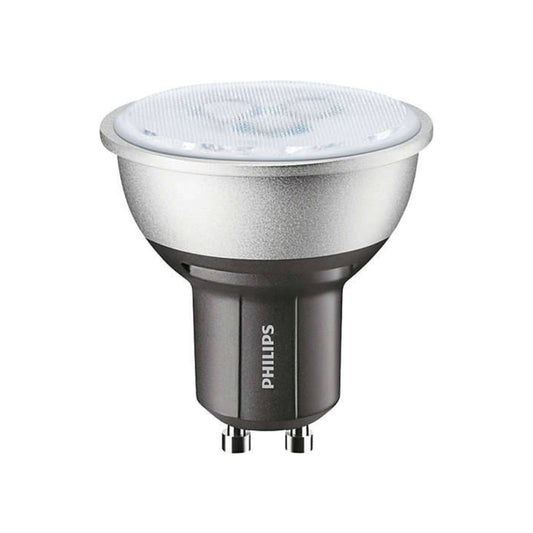 Philips LED GU10 3,5W(35W) 840 310lm 40° Dim Sort/Sølv