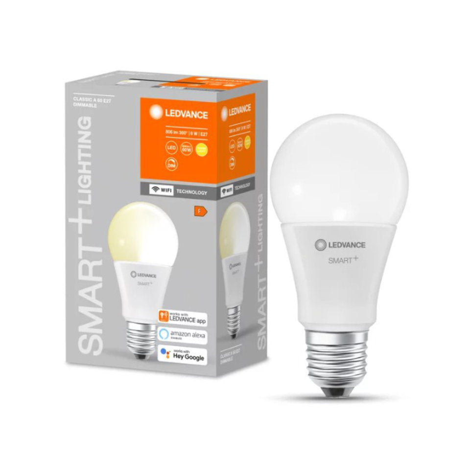 Ledvance Smart+ LED Standardpære 9W 827 Dim WiFi E27