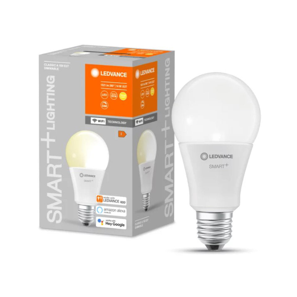 Ledvance Smart+ LED Standardpære 14W 827 Dim WiFi E27