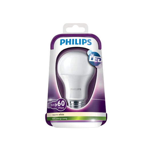 Philips LED Standardpære 9W(760W) 827 806lm. Opal E27