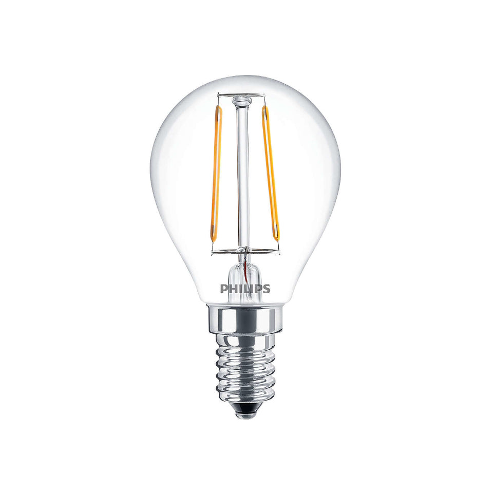 Philips LED Kronepære 2,3W(25W) 827 250lm Klar E14