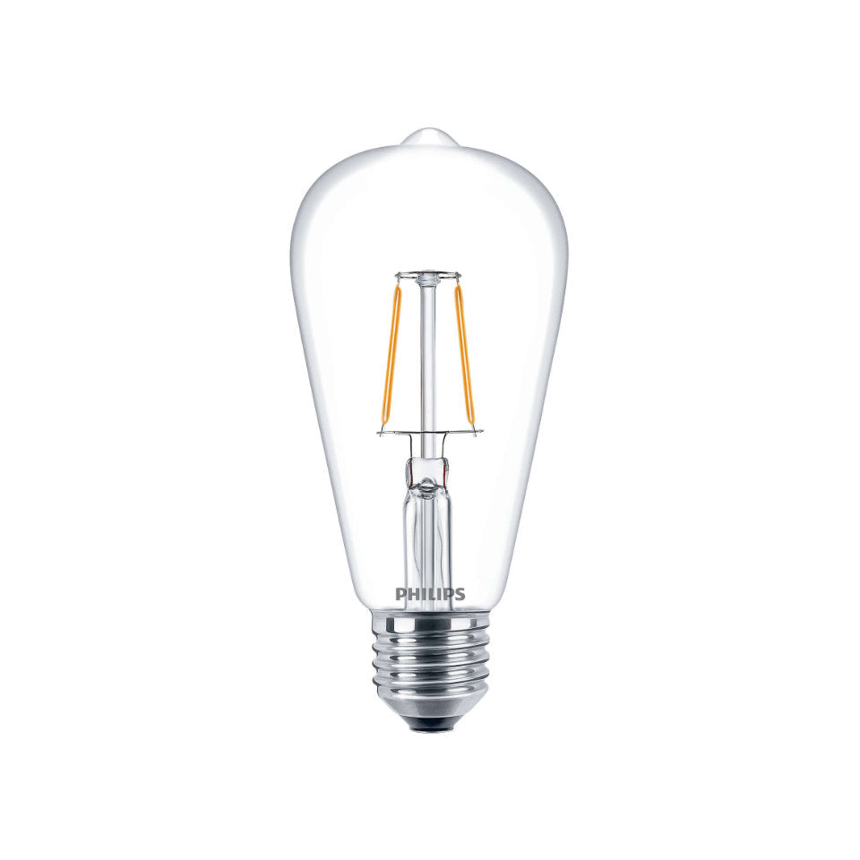 Philips LED ST64 2,3W(25W) 827 250lm. Klar E27