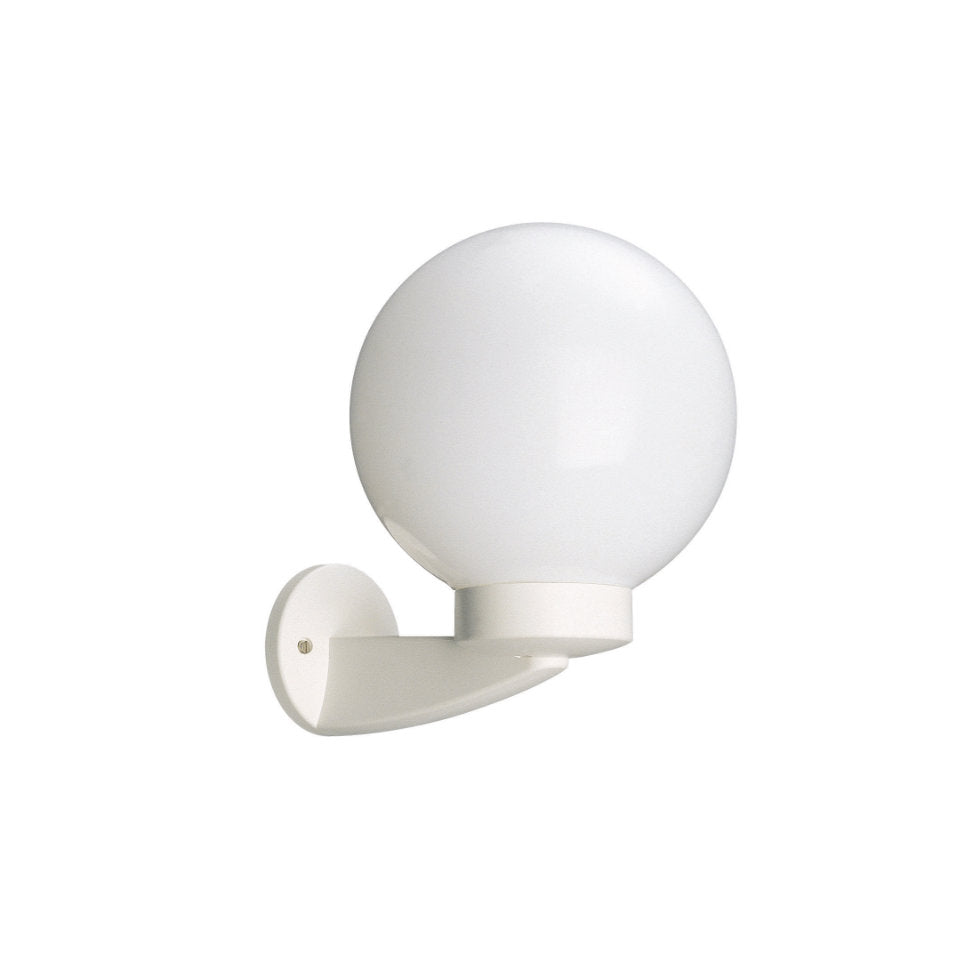 Massive Væglampe Bali 26,5cm. E27 Hvid IP44